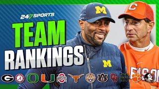 Class of 2024 Team Rankings — Top 30  Who OWNS Recruiting?  Alabama Ohio State LSU