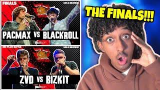 Yolow Reacts  Pacmax vs Blackroll & ZVD vs Bizkit  FINALS Solo Beatbox  GNB 2024