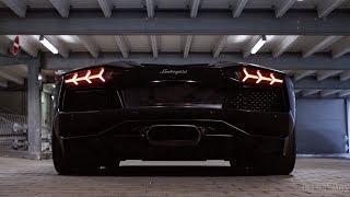 Lamborghini Aventador Roadster Cold Start Revs Loud Sound