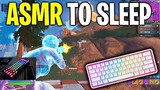 12 HOUR ASMR HyperX Alloy Origins 60 Aqua Switch Keyboard Sounds Fortnite Gameplay Chill To Sleep