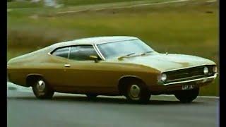 72 Ford Falcon 500 chased by 72 Chrysler Valiant Ranger XL