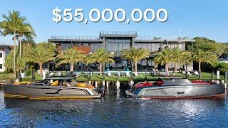 Inside THE MOST Amazing Modern Waterfront House in Fort Lauderdale  Miami