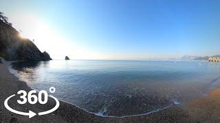 Утро на пляже - VR relax 360° 5K video - Море лето релакс