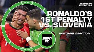 Cristiano Ronaldo REDUCED TO TEARS ️ FULL REACTION to Portugal-Slovenia  ESPN FC