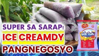 ICE CREAMDY BUSINESS  HOW TO MAKE SOFT ICE CANDY USING INJOY MILKSHAKE POWDER  STEPS WITH COSTING