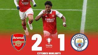 Arsenal vs Manchester City  Highlights  U18 FA Youth Cup Semi Final 04-04-2023