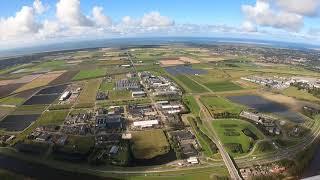 Landing @ De Kooy   Den Helder Airport   #helicopter  #helicopterlanding   #airview