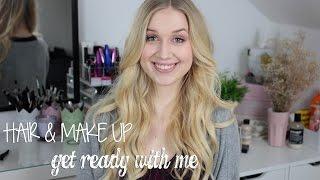 Get Ready With Me Victorias Secret inspired HAIR & MAKEUP