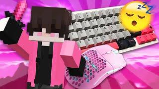 1 HOUR SleepyLoFi Mechanical Keyboard & Mouse Sounds ASMR Minecraft Gameplay