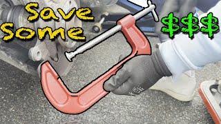 Easy TRICK how to RemoveSeparate Ball Joint