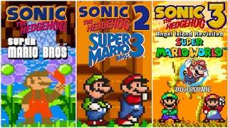 Super Mario & Luigi in Sonic Trilogy • Sonic Hack