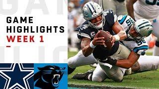 Cowboys vs. Panthers Week 1 Highlights  NFL 2018