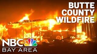 Butte County wildfire explodes overnight to 45500 acres