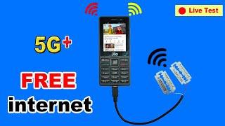 Jio Phone में Free internet चलाये  Jio Phone me free internet kaise chalaye 100% Work Free internet