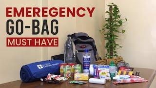 EMERGENCY GO-BAG ESSENTIALS  DISASTER PREPAREDNESS 101