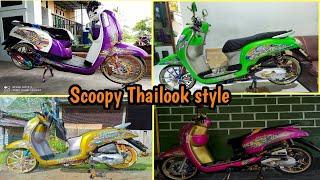 Modifikasi Honda Scoopy Thailook Babylook style  Modifikasi Indonesia