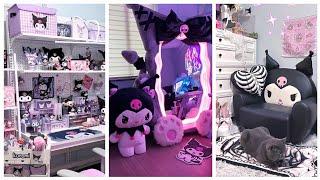 Kuromi room tour Sanrio cute stuffs Stationery haul  #cindyasmr