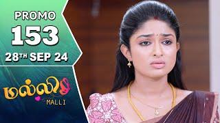 Malli Serial  Episode 153 Promo  28th Sep 24  Nikitha  Vijay  Saregama TV Shows Tamil