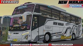 TERBARU. Share Livery New Manja Snowie Mod JB5 Black Pink KP Projects  Mod Bussid Terbaru V4.3.1