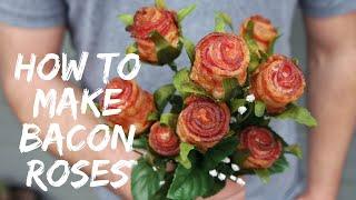 DIY tutorial how to make bacon roses  Jess Pryles