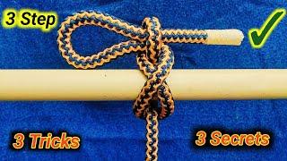 How to tie a beautiful hidden knot ropeknots