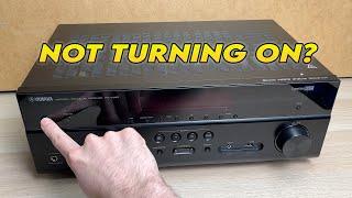 How to Fix Yamaha AV Receiver Not Turning On