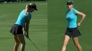 Paige Spiranac Golf Highlights 2015 Omega Dubai Masters LPGA