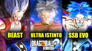 Ultra Istinto vs Beast vs SSB EVO  Qual è la Trasformazione MIGLIORE? Guida Dragon Ball Xenoverse 2