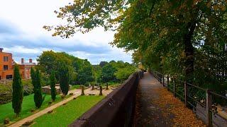 Chester City Walls Walk English Countryside 4K