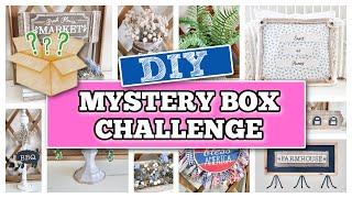 *HIGH-END* FARMHOUSE DECOR USING ITEMS FROM A MYSTERY BOX  MYSTERY BOX CHALLENGE