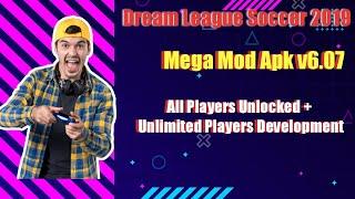 Dream League Soccer 2019 Mega Mod Apk v6.07All Players Unlocked + Unlimited Players Development