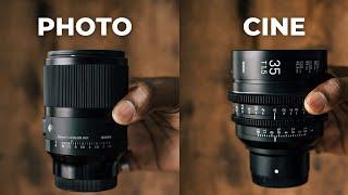 Cine vs Photo Lenses Are They Worth The Money ?