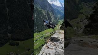 FIRST WINGSUIT BASE JUMP #basejump #wingsuit