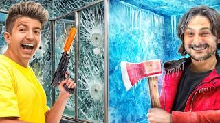 100 Layers of BULLETPROOF GLASS vs ICE