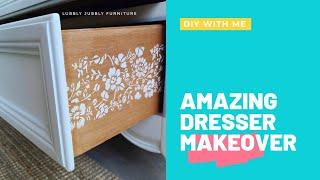 #shorts How to start painting a dresserstencil work