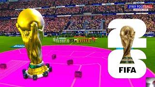 Spain vs Argentina FIFA World Cup 2026 USA - Full Match All Goals - eFootball PES Gameplay PC