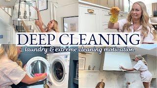 EXTREME CLEAN + Laundry Routine Deep Cleaning + Speed Cleaning Motivation