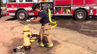 Skill Drill 14-1 Opening a Fire Hydrant