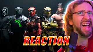 MAX REACTS Mortal Kombat 1 Khaos Reings Reveal Trailer + Kombat Pack 2
