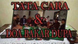 Tatacara & Doa Bakar Dupa