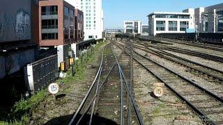 Departing Cardiff cab view - Hastings DEMU - 18 April 2015 - Green Dragon railtour - back cab audio