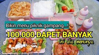 BIKIN BEKEL PIKNIK GAMPANG 100RIBU DAPET BANYAK INI DIA MENUNYA  bloginnara