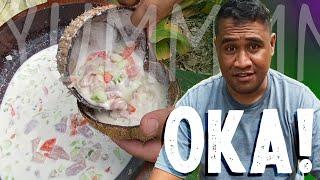 How to make delicious raw fish & cooked banana Toa Luau style