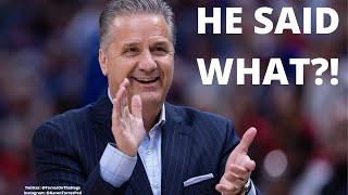 Arkansas coach John Calipari just said something - THAT SHOULD PUT THE WHOLE SEC ON NOTICE