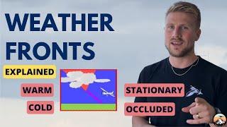 Weather Fronts Explained - Cold Warm Occluded & Stationary - For Student Pilots