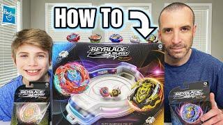 HOW TO PLAY with BEYBLADE TOYS -  Beyblade Burst TIPS & TRICKS for Beginners - Hasbro Pro Series