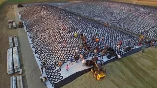 Huge South Dakota Silage Piles Covered For A Mission Drone