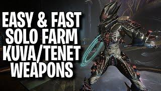 HOW TO FARM NEW TENETKUVA WEAPONS SUPER FAST IN WARFRAME  KUVA LICH & SISTERS OF PARVOS GUIDE 2024