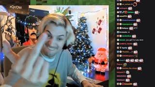 xQc responds to 34 month subbers chat asking for welcome to the jungle