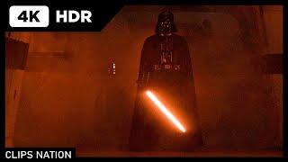 Darth Vader Hallway Scene  Star Wars Rogue One  4K HDR